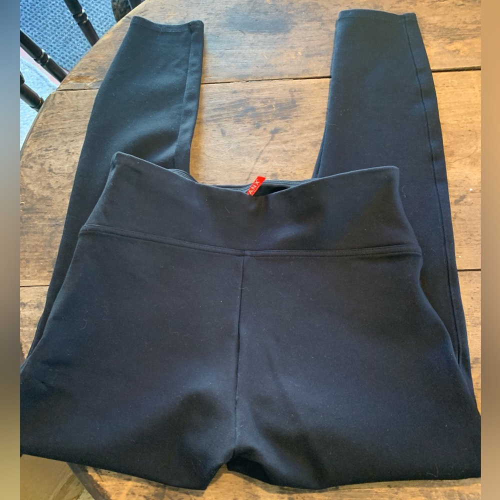 New without Tags Women's Spanx Classic Black High-Waisted Ponte Leggings size M - Picture 6 of 7